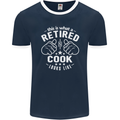 This Is What a Retired Cook Looks Like Mens Ringer T-Shirt FotL Navy Blue/White