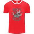 Skilful Sailor Kraken Sailing Octopus Mens Ringer T-Shirt FotL Red/White