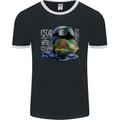 A Chameleon Soldier Mens Ringer T-Shirt FotL Black/White