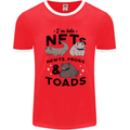 NFT Newts Frogs Toads Mens Ringer T-Shirt FotL Red/White