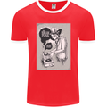 Steampunk Music Event Mens Ringer T-Shirt FotL Red/White