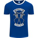 Dab Skeleton the Day of the Dab Dead Mens Ringer T-Shirt FotL Royal Blue/White