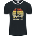 Im Not Old Classic Guitar Rock n Roll Punk Mens Ringer T-Shirt FotL Black/White