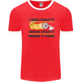 Arts and Crafts Funny Crafty Art Artist Mens Ringer T-Shirt Red/White