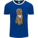 A Doodle Goldendoodle Dog Mens Ringer T-Shirt FotL Royal Blue/White