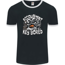 A Bored Accountant Mens Ringer T-Shirt FotL Black/White
