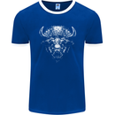A Buffalo Head Mens Ringer T-Shirt FotL Royal Blue/White