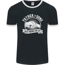 Father & Sons Best Friends for Life Mens Ringer T-Shirt FotL Black/White