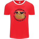 Bearded Dragons Are Like Little Dinosaurs Mens Ringer T-Shirt Red/White