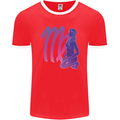 Virgo Woman Star Sign Zodiac Astrological Mens Ringer T-Shirt FotL Red/White