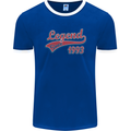 Legend Since 30th Birthday 1993 Mens Ringer T-Shirt FotL Royal Blue/White