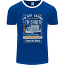 Im Not Santa Delivery Driver Christmas Mens Ringer T-Shirt FotL Royal Blue/White