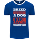 Breed Doesn't Define a Dog Actions Do Mens Ringer T-Shirt FotL Royal Blue/White