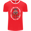 Trust Me I'm a Nerd Geek Graduate Brainy Mens Ringer T-Shirt FotL Red/White