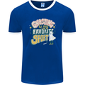 Ghosting Sport Funny Anti Valentines Day Mens Ringer T-Shirt FotL Royal Blue/White