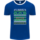 OCD Obsessive Christmas Disorder Mens Ringer T-Shirt FotL Royal Blue/White