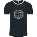 Non Nobis St. George Mens Ringer T-Shirt FotL Black/White