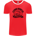 Stepdad & Daughter Best Father's Day Mens Ringer T-Shirt FotL Red/White