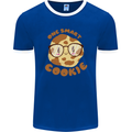 A Smart Cookie Funny Food Nerd Geek Science Mens Ringer T-Shirt FotL Royal Blue/White