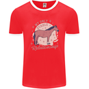 Horse My Only Stable Relationship Equestrian Mens Ringer T-Shirt FotL Red/White