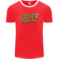 Pinch Me and I'll Punch You St Patricks Day Mens Ringer T-Shirt FotL Red/White