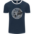 Non Nobie St. George's Day Knights Templar Mens Ringer T-Shirt FotL Navy Blue/White