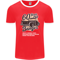 60 Year Old Banger Birthday 60th Year Old Mens Ringer T-Shirt FotL Red/White