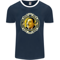 Martin Luther King Black History Month Mens Ringer T-Shirt FotL Navy Blue/White