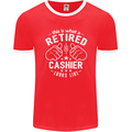 This Is What a Retired Cashier Looks Like Mens Ringer T-Shirt FotL Red/White