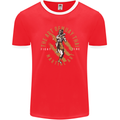 The Art of Muay Thai MMA Mixed Martial Arts Mens Ringer T-Shirt FotL Red/White