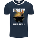 Life Post Apocalyptic Skill Blacksmith Mens Ringer T-Shirt FotL Navy Blue/White