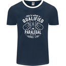 A Qualified Paralegal Looks Like Mens Ringer T-Shirt FotL Navy Blue/White