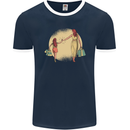 Mum and Daughter Shopping Mens Ringer T-Shirt FotL Navy Blue/White