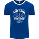 An Awesome Professor Looks Like Mens Ringer T-Shirt FotL Royal Blue/White