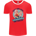 Grandpas are Cooler Grandparents Day Mens Ringer T-Shirt Red/White