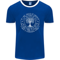 Trees What a Wonderful World Environment Mens Ringer T-Shirt FotL Royal Blue/White