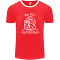 I'm Weightless Underwater Scuba Diving Mens Ringer T-Shirt FotL Red/White