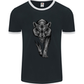 Lone Wolf Mens Ringer T-Shirt FotL Black/White