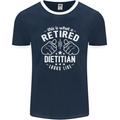 This Is What a Retired Dietician Looks Like Mens Ringer T-Shirt FotL Navy Blue/White