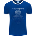 The Beer Prayer Funny Alcohol Mens Ringer T-Shirt FotL Royal Blue/White