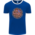 Mechanic Real Men Smell Like Diesel Mens Ringer T-Shirt FotL Royal Blue/White