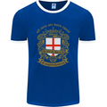 All Men Are Born Equal English England Mens Ringer T-Shirt FotL Royal Blue/White