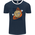 A Tough Cookie MMA Mixed Martial Arts Funny Mens Ringer T-Shirt FotL Navy Blue/White