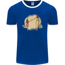 Mum and Daughter Shopping Mens Ringer T-Shirt FotL Royal Blue/White