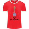 Just a Vase Funny Bong Weed Cannabis Drugs Mens Ringer T-Shirt FotL Red/White