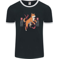 Chinese Zodiac Shengxiao Year of the Dog Mens Ringer T-Shirt FotL Black/White