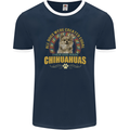 A Chihuahua Dog Mens Ringer T-Shirt FotL Navy Blue/White