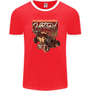 An American Original Hotrod Mens Ringer T-Shirt FotL Red/White