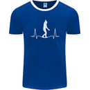 A Tightrope Walker Walking Funambulism Mens Ringer T-Shirt FotL Royal Blue/White