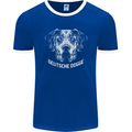 Deutsche Dogge Great Dane Dog Mens Ringer T-Shirt FotL Royal Blue/White